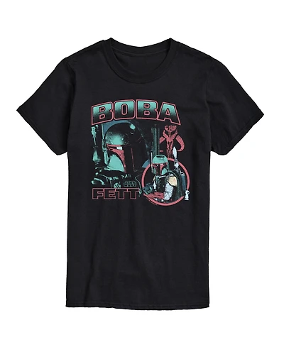 Airwaves Men's Star Wars Boba Fett Short Sleeve T-Shirt