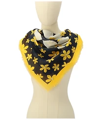 Kate Spade New York Women's Summer Blooms Large Square Scarf