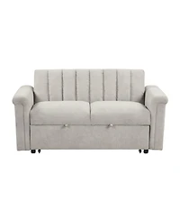Convertible Soft Cushion Sofa Pull Bed ,for Two People to Sit On