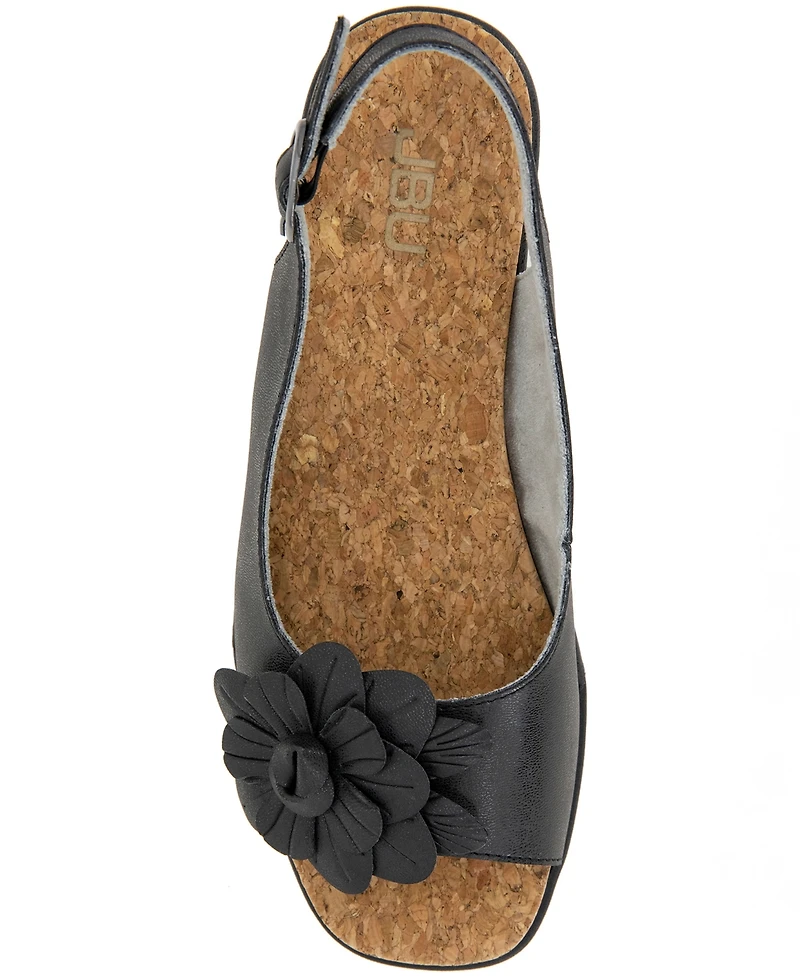 Jbu Women's Rosetta Wedge Sandal