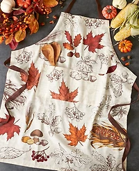 Design Imports Autumn Botanical Printed Apron