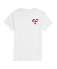 Airwaves Men's Star Wars Heart Short Sleeve T-Shirt