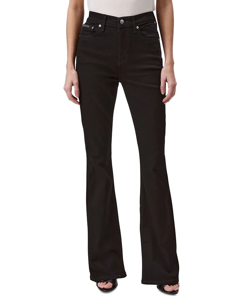 Calvin Klein Jeans Women's High-Rise Flare Stretch Jeans