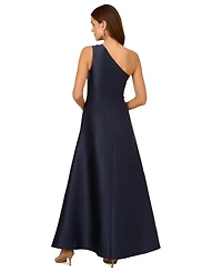 Adrianna Papell Women's Embellished One-Shoulder Sleeveless Ballgown
