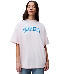 Calvin Klein Jeans Women's Boxy Varsity Logo T-Shirt