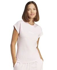 adidas Women's Essentials Linear Cotton T-Shirt