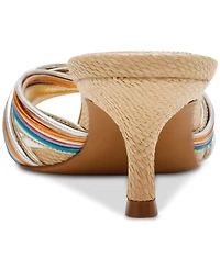 Steve Madden Women's Cary Strappy Kitten-Heel Mule Sandals