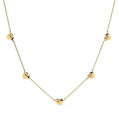Ana Luisa Heart Necklace - Lev Mini Station Necklace