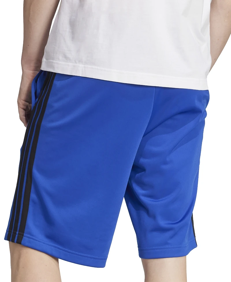 adidas Men's Three-Stripes 10" Tricot Shorts
