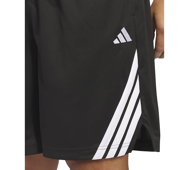 adidas Men's Three-Stripes Legends Basketball Shorts 9"