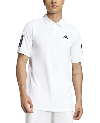adidas Men's Club Tennis Climacool 3-Stripes Polo Shirt