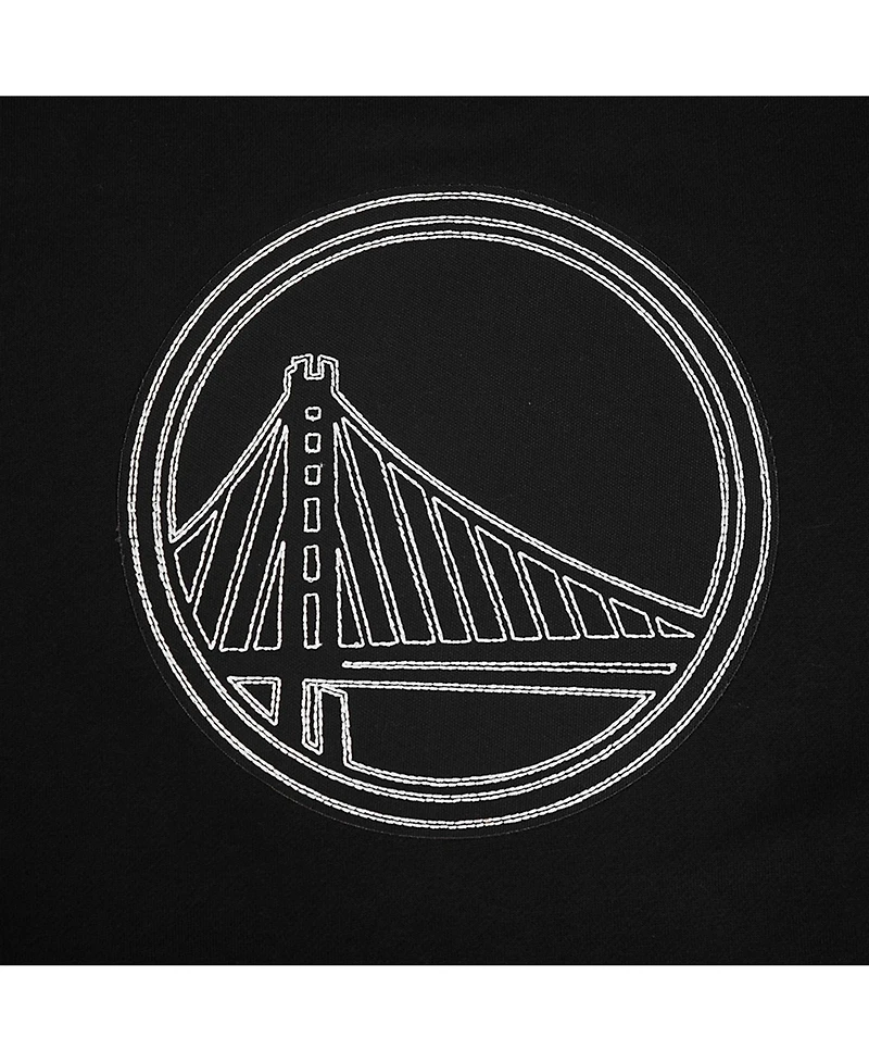 Pro Standard Men's Black Golden State Warriors Paint the City Drop Shoulder Sweatshirt