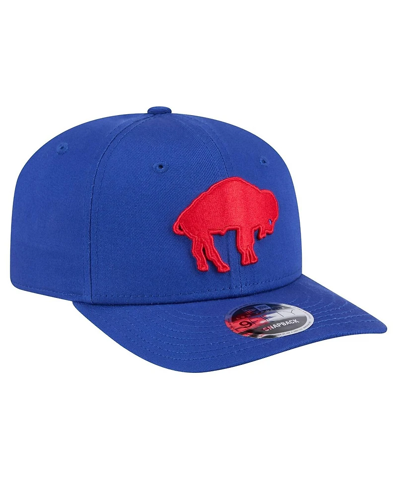 New Era Men's Royal Buffalo Bills Main Low Profile 9FIFTY Snapback Hat