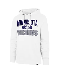 '47 Brand Men's White Minnesota Vikings Counter Strike Headline Pullover Hoodie