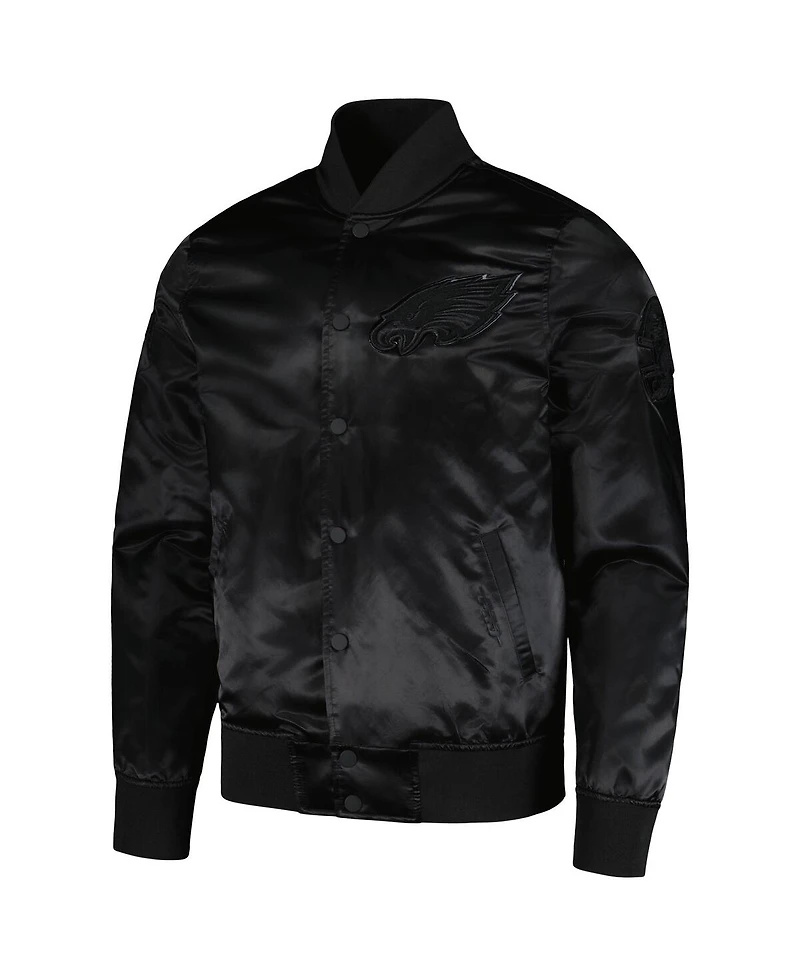 Pro Standard Men's Black Jalen Hurts Philadelphia Eagles Player Full-Snap Jacket