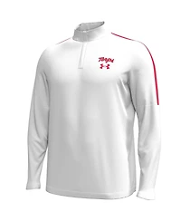 Under Armour Men's White Maryland Terrapins Playoff Performance Quarter-Zip Jacket