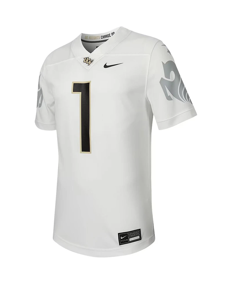 Nike Men's 1 White Ucf Knights Untouchable Replica Football Jersey