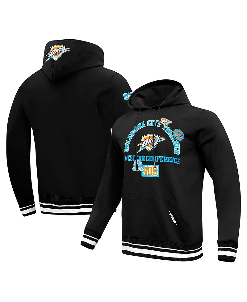 Pro Standard Men's Black Oklahoma City Thunder Area Code Pullover Hoodie