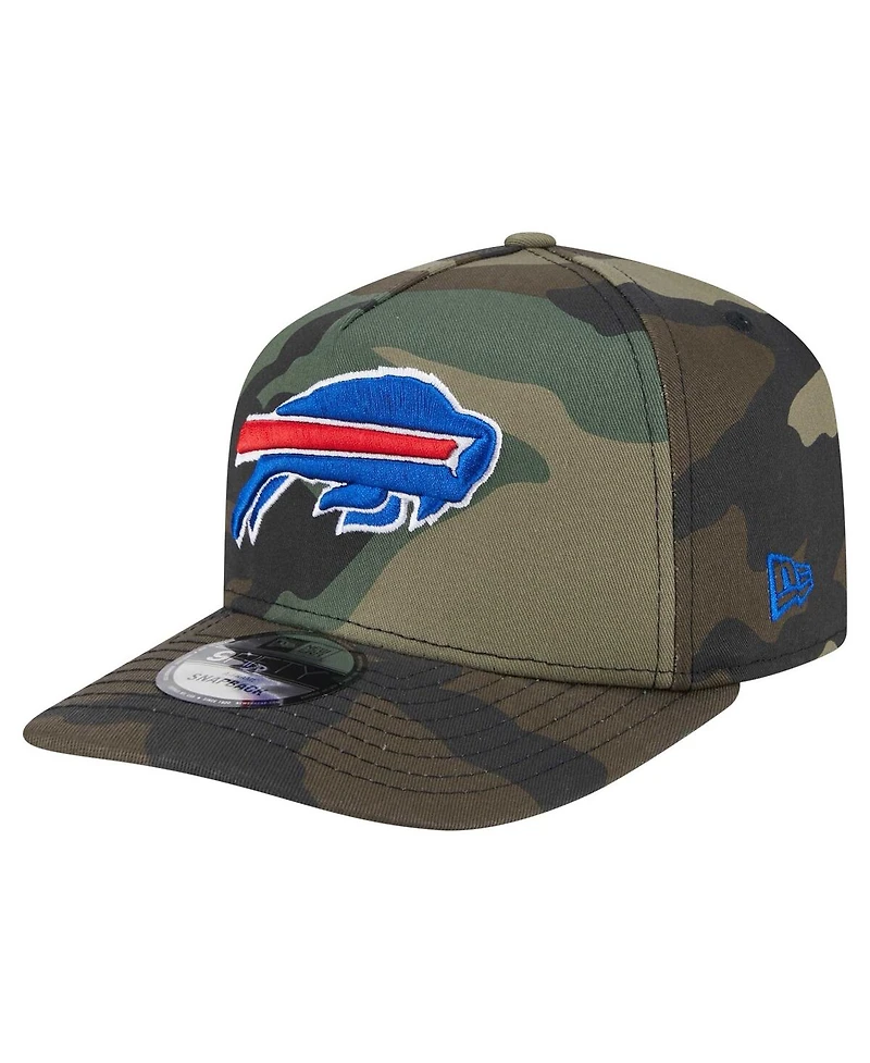 New Era Men's Camo Buffalo Bills Woodsy 9FIFTY Snapback Hat