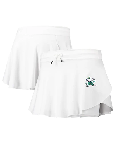 Under Armour Women's White Notre Dame Fighting Irish Gameday Split Soft Skirt