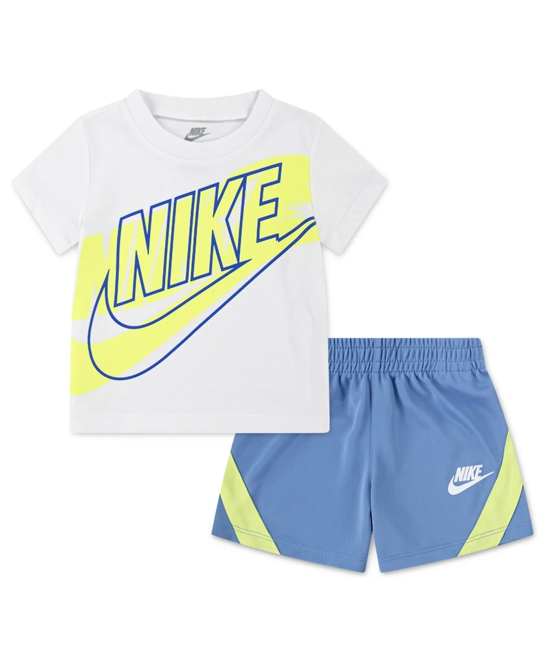 Nike Baby Boys 2-Pc. Logo T-Shirt & Shorts Set