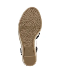 LifeStride Women's Kennedy Closed Almond Toe Wedge Espadrilles
