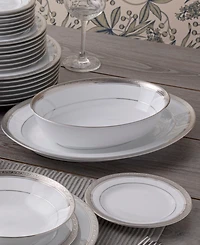 Noritake Crestwood Platinum 50 Pc. Dinnerware Set, Service for 8