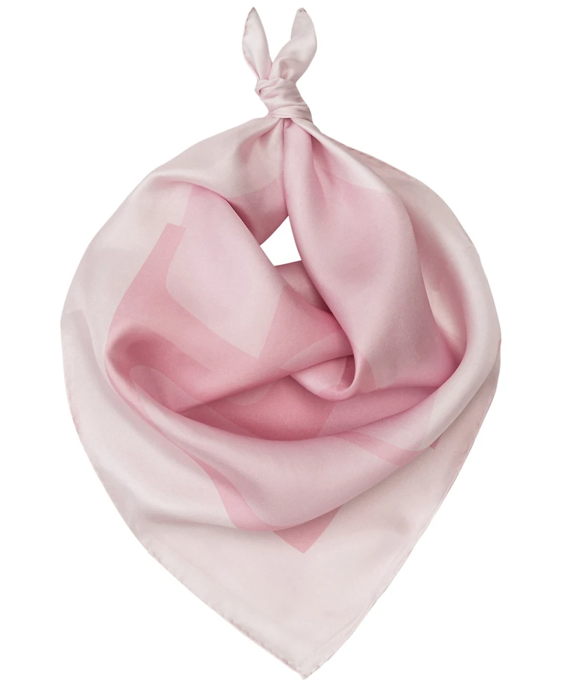 Lauren Ralph Printed Logo Square Scarf