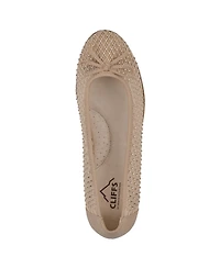 Cliffs by White Mountain Women's Carlicia Round Toe Ballet Flats