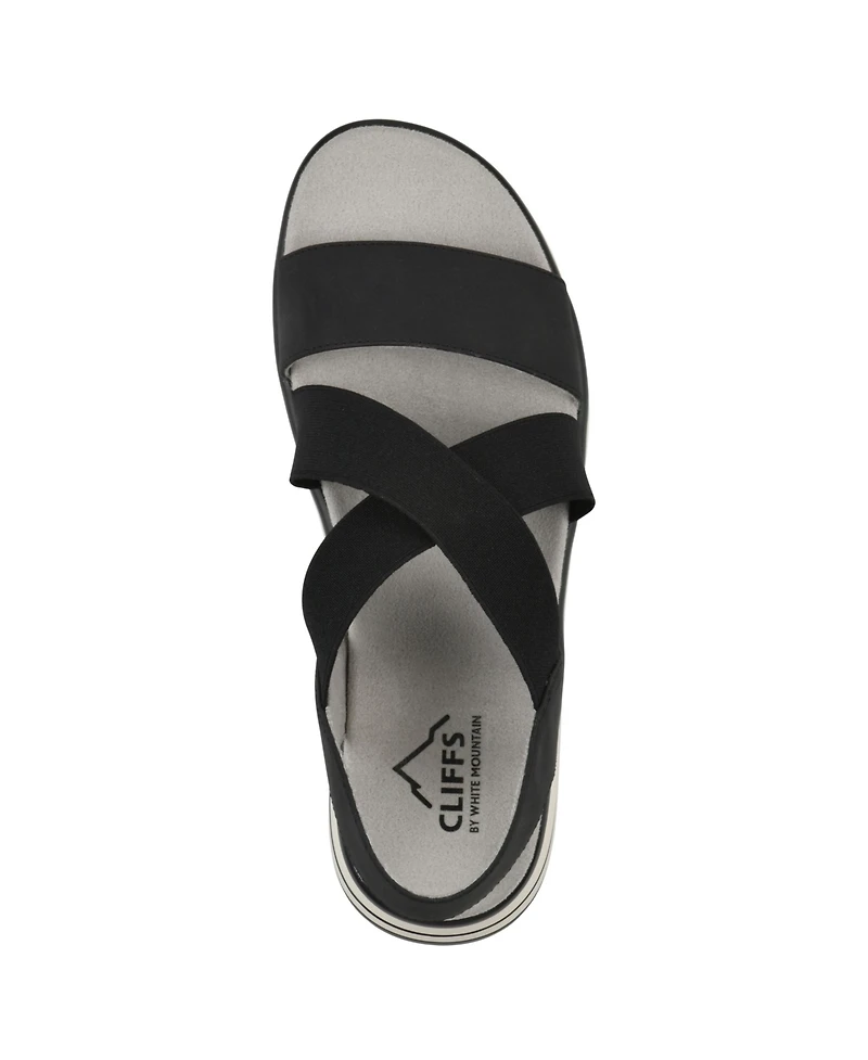 Cliffs by White Mountain Women's Hapley Athleisure Slip-On Sandals