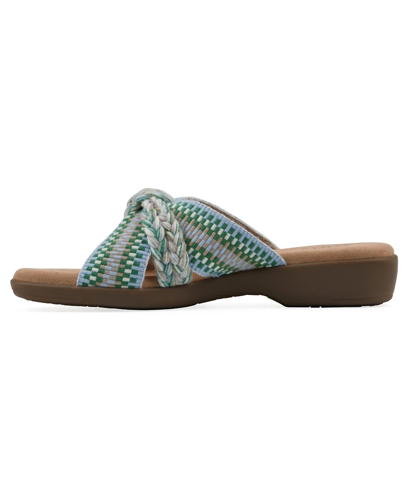 Cliffs by White Mountain Women's Blinding Slide Slip-On Sandals