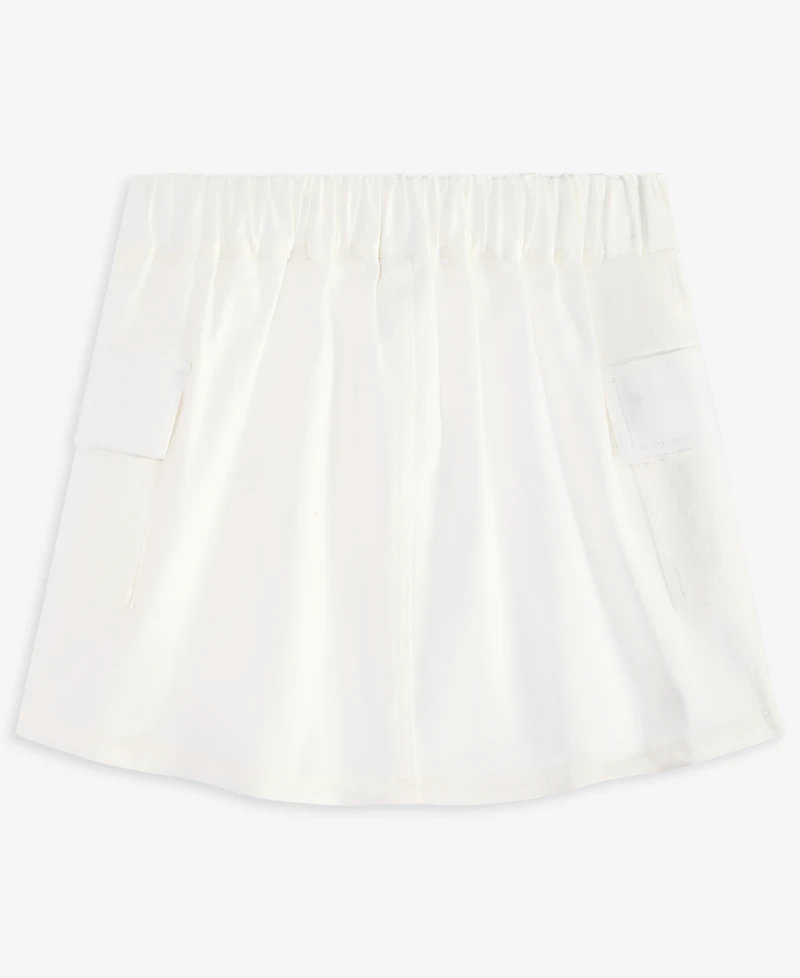 With Jules Big Girls Elastic Waist Cargo Skirt