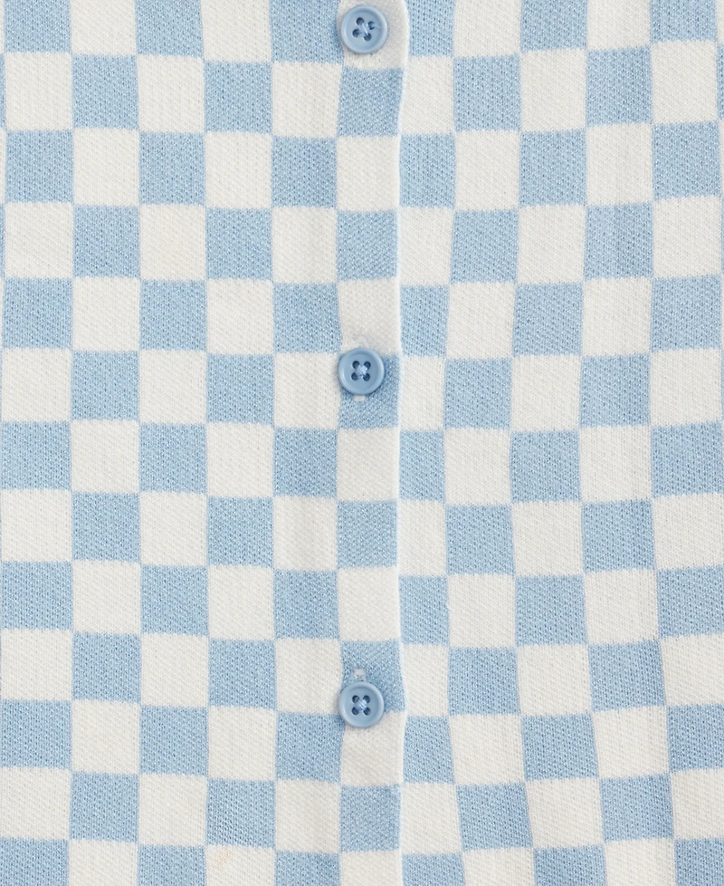 With Jules Big Girl Checkered Vest Top