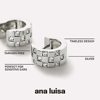 Ana Luisa Silver Hoop Earrings - Eden Silver