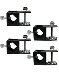 Outdoor Easy-to-Install Metal Patio Balcony Deck Railing Torch Lantern Light Clamp Set