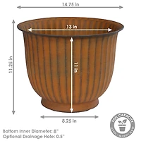 Jardinera de exterior metal Carlotta