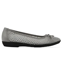 Cliffs by White Mountain Women's Carlicia Round Toe Ballet Flats