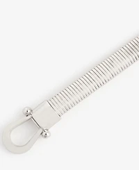 Giani Bernini Horsebit Cobra Stretch Metal Belt