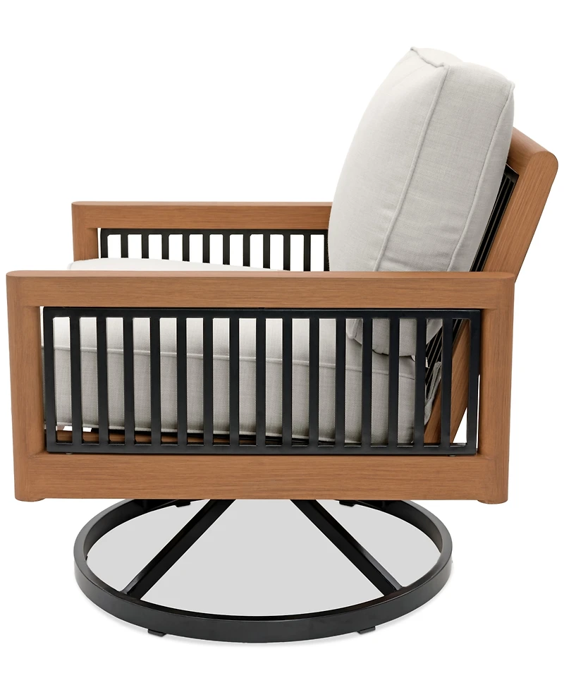 Closeout! Baxley Outdoor Swivel Chair, Created for Macys