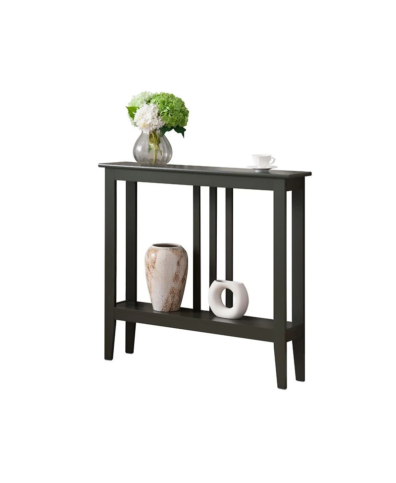Kings Brand Furniture Entryway Table - Narrow Console with Storage Wood Tables for