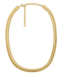 Michael Kors Chevron Snake Chain Necklace