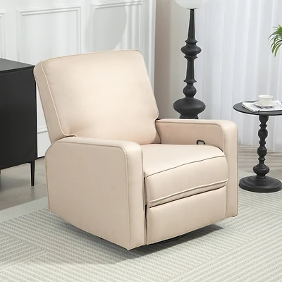 Homcom Manual Recliner Chair, Glider Rocking Chair for Living Room,