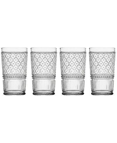 Godinger Claro Highball Glasses, Set of 4