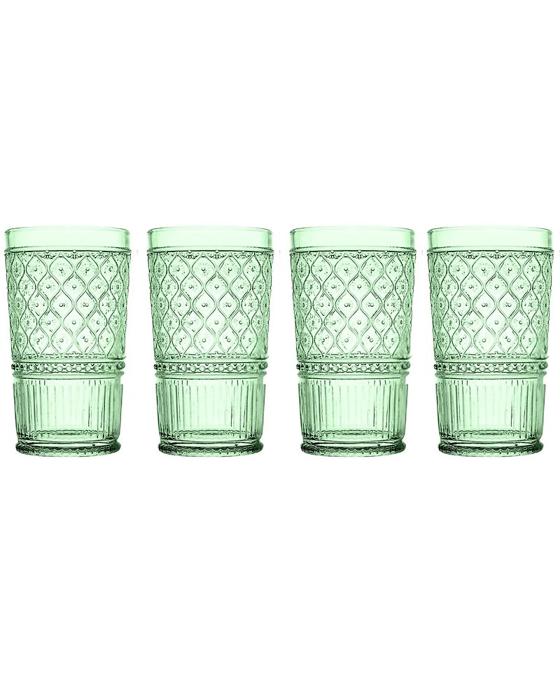 Godinger Claro Highball Glasses, Set of 4