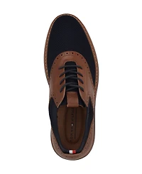 Tommy Hilfiger Men's Varan Brogue Detail Hybrid Oxfords Shoe