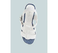 Avalon Chunky Pin Buckle Platform Heels Women