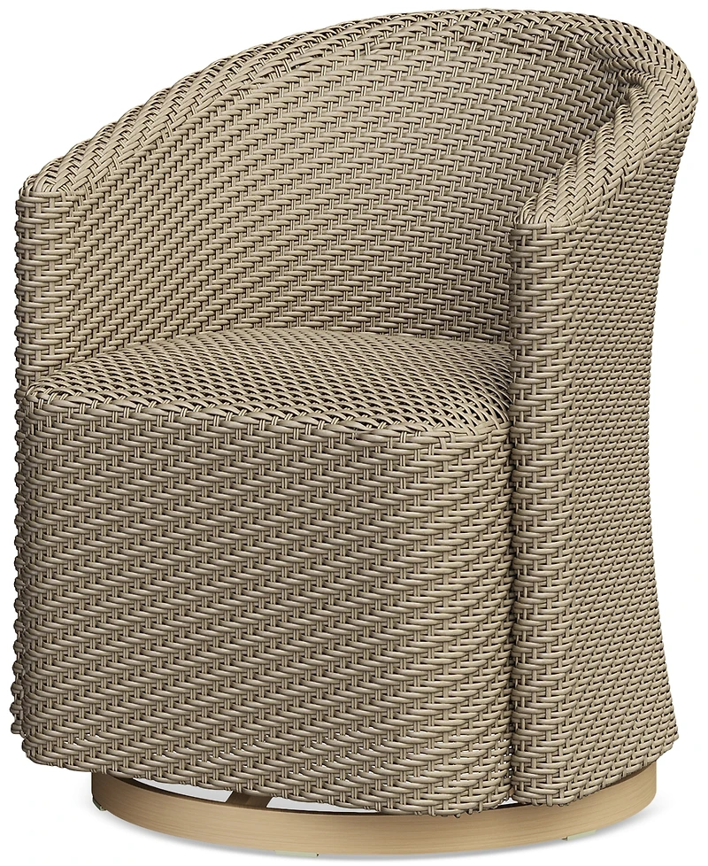 Reid Outdoor Dining Swivel Chair, Created for Macy's
