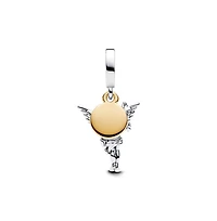 Pandora Two Tone Cupid Dangle Charms