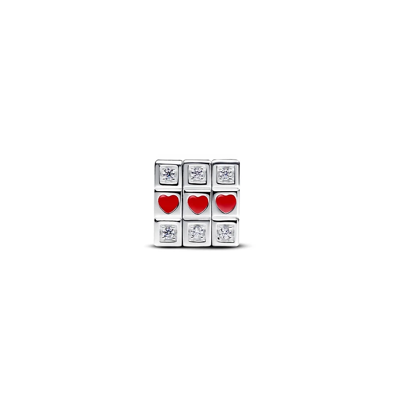Pandora Sterling Silver Moveable Toy Cube Charms