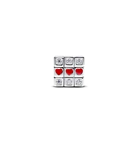 Pandora Sterling Silver Moveable Toy Cube Charms